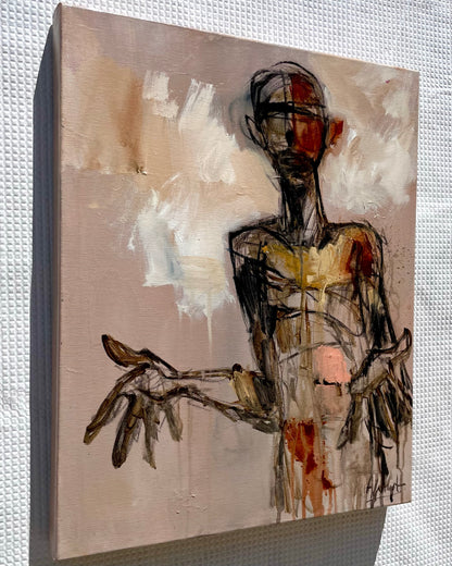 What the Fuck by Allen Wittert |  Side View of Artwork 