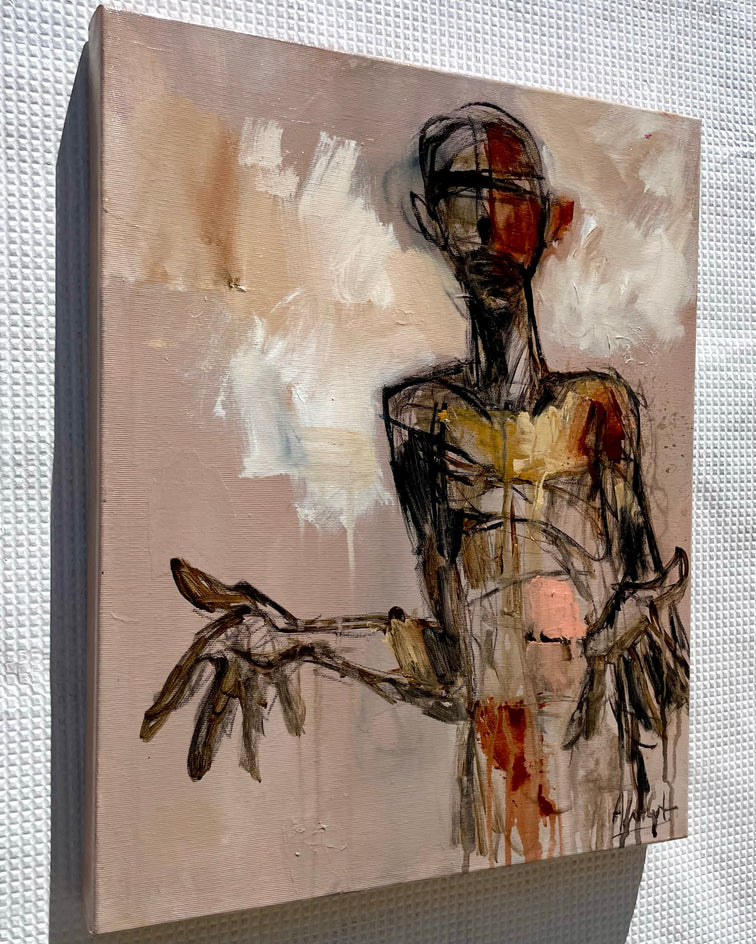 What the Fuck by Allen Wittert |  Side View of Artwork 