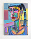 Original art for sale at UGallery.com | Briarly in Celtic Jewelry by Allen Wittert | $2,750 | oil painting | 40' h x 30' w | thumbnail 3