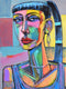 Original art for sale at UGallery.com | Briarly in Celtic Jewelry by Allen Wittert | $2,750 | oil painting | 40' h x 30' w | thumbnail 1