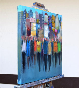 City Concert by Allen Wittert |  Side View of Artwork 