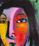 Original art for sale at UGallery.com | Geisha by Allen Wittert | $925 | oil painting | 24' h x 18' w | thumbnail 2