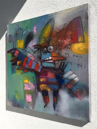 Icarus by Allen Wittert |  Side View of Artwork 