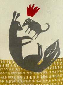 printmaking by Andrea Krnetic Grbic titled Closeness