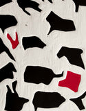 Original art for sale at UGallery.com | Herd Mentality by Andrea Krnetic Grbic | $450 | printmaking | 9.06' h x 6.3' w | thumbnail 4