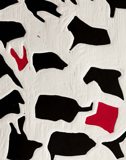 Herd Mentality by Andrea Krnetic Grbic |   Closeup View of Artwork 