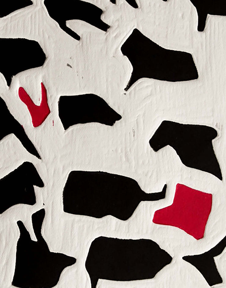 Herd Mentality by Andrea Krnetic Grbic |  Closeup View of Artwork 