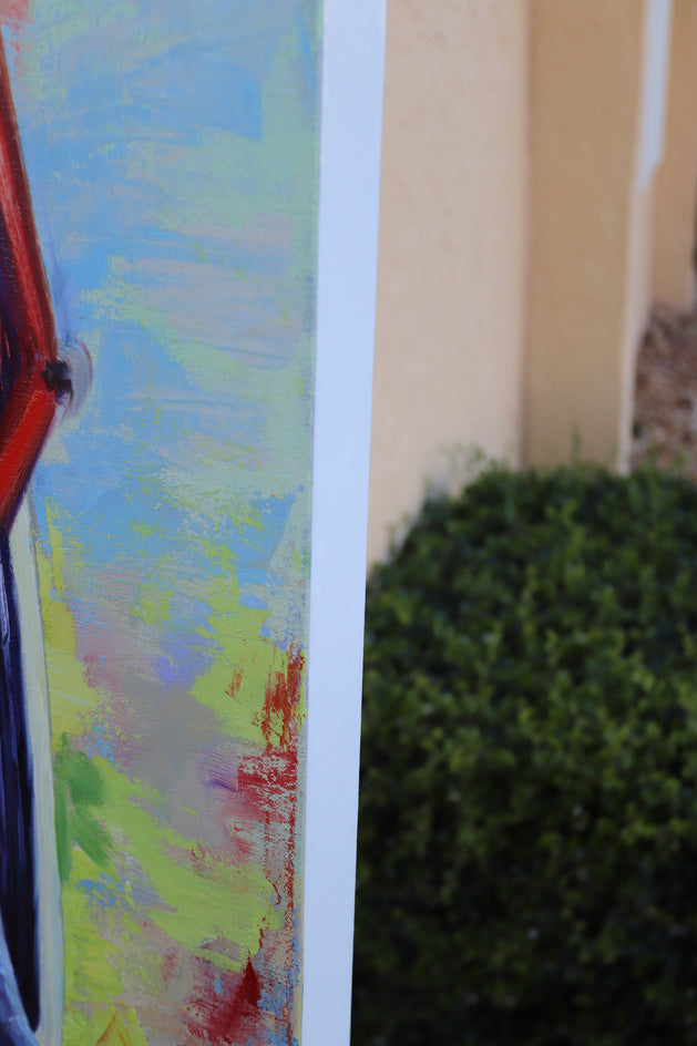 Long Shadows by Andres Lopez |  Side View of Artwork 