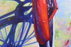 Original art for sale at UGallery.com | Long Shadows by Andres Lopez | $1,625 | oil painting | 30' h x 30' w | thumbnail 4