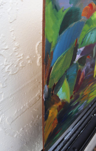 Morning Reflections by Andres Lopez |  Side View of Artwork 
