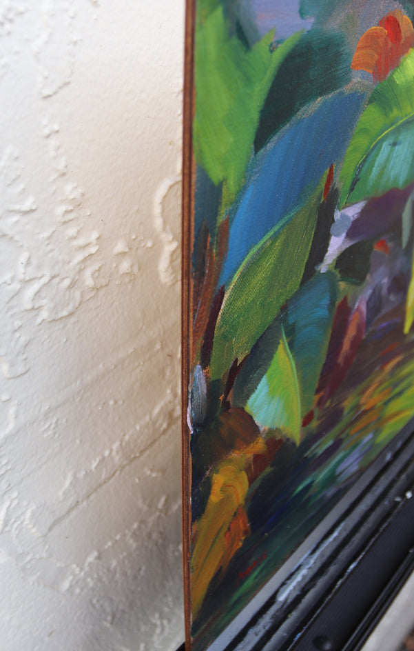 Morning Reflections by Andres Lopez |  Side View of Artwork 