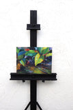 Original art for sale at UGallery.com | Morning Reflections by Andres Lopez | $725 | oil painting | 12' h x 16' w | thumbnail 3