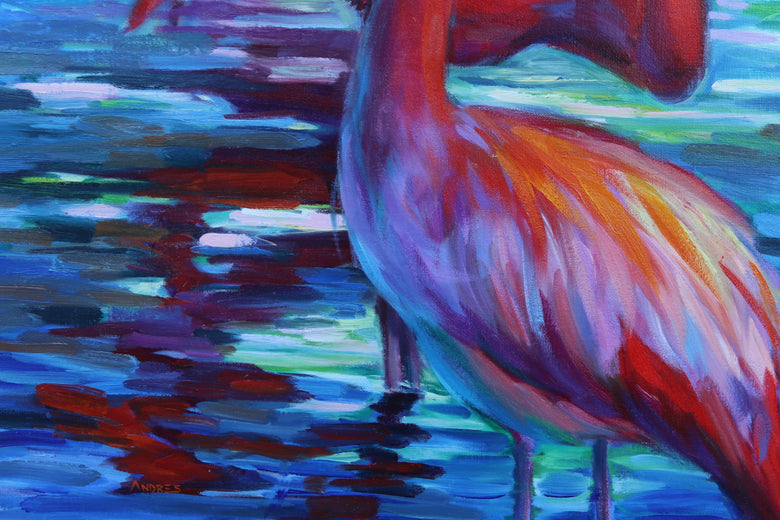 Pleasant Moment by Andres Lopez |   Closeup View of Artwork 