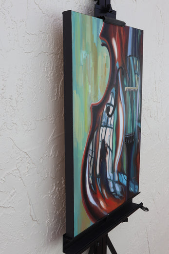 Prelude by Andres Lopez |  Side View of Artwork 