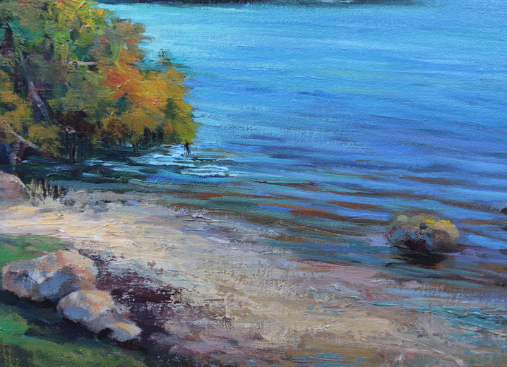 Shallow Waters by Andres Lopez |   Closeup View of Artwork 