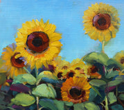 Original art for sale at UGallery.com | Sunny Day by Andres Lopez | $650 | oil painting | 12' h x 9' w | thumbnail 4