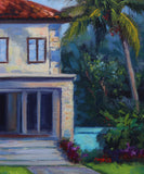 Original art for sale at UGallery.com | The Brighter Corner by Andres Lopez | $650 | oil painting | 12' h x 9' w | thumbnail 4