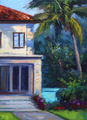 Original art for sale at UGallery.com | The Brighter Corner by Andres Lopez | $650 | oil painting | 12' h x 9' w