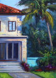 Original art for sale at UGallery.com | The Brighter Corner by Andres Lopez | $650 | oil painting | 12' h x 9' w | thumbnail 1