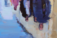 Original art for sale at UGallery.com | The Return by Andres Lopez | $1,975 | oil painting | 36' h x 36' w | thumbnail 4
