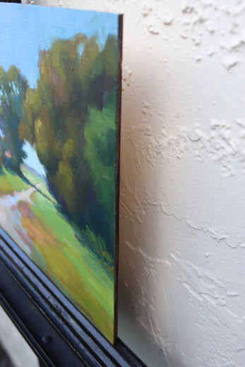 The Trail by Andres Lopez |  Side View of Artwork 