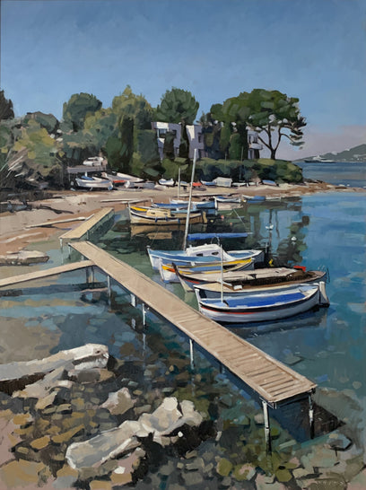Cap D’Antibes, Plage de L’Olivette by Andrew Hird | Artwork Main Image