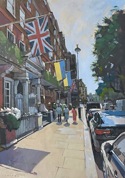 The Goring Hotel, High Summer by Andrew Hird | Artwork Main Image