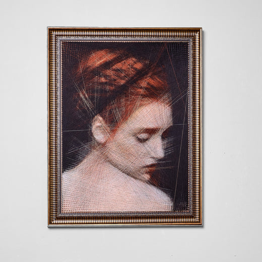 La Flamme by Ani Abakumova |  Side View of Artwork 