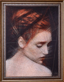 mixed media artwork by Ani Abakumova titled La Flamme