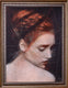 Original art for sale at UGallery.com | La Flamme by Ani Abakumova | $7,000 | mixed media artwork | 32' h x 24' w | thumbnail 1