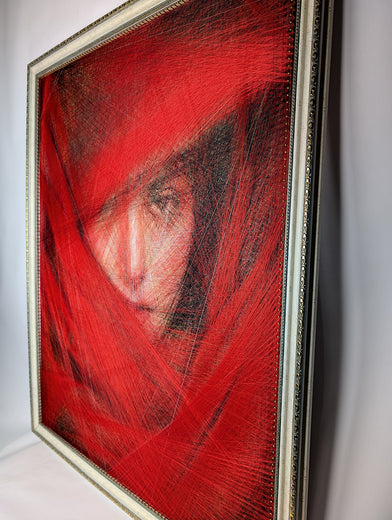 Velvet Heart by Ani Abakumova |  Side View of Artwork 