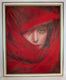 Original art for sale at UGallery.com | Velvet Heart by Ani Abakumova | $10,800 | mixed media artwork | 40' h x 32' w | thumbnail 3
