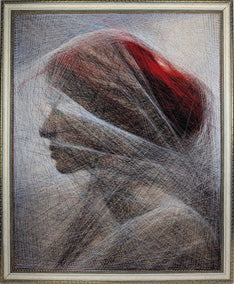 mixed media artwork by Ani Abakumova titled Silent Air