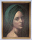 Original art for sale at UGallery.com | Emerald Dream by Ani Abakumova | $10,800 | fiber artwork | 40' h x 32' w | thumbnail 3