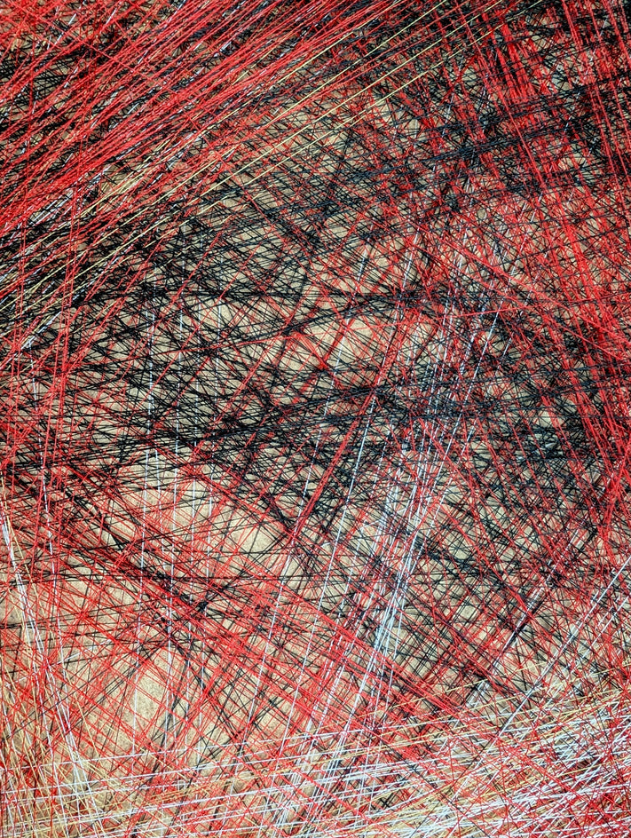 Velvet Heart by Ani Abakumova |  Closeup View of Artwork 