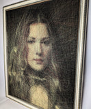 Original art for sale at UGallery.com | Lisa by Ani Abakumova | $10,800 | mixed media artwork | 40' h x 32' w | thumbnail 2