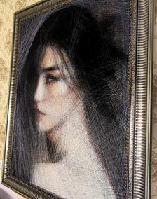 mixed media artwork by Ani Abakumova titled Silky Whispers