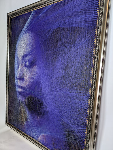 Breezy Whispers by Ani Abakumova |  Side View of Artwork 