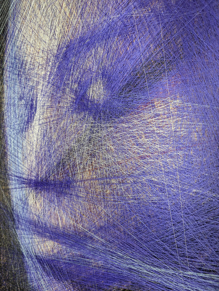 Breezy Whispers by Ani Abakumova |  Closeup View of Artwork 