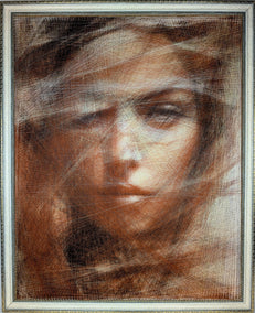 mixed media artwork by Ani Abakumova titled Ethereal Sands