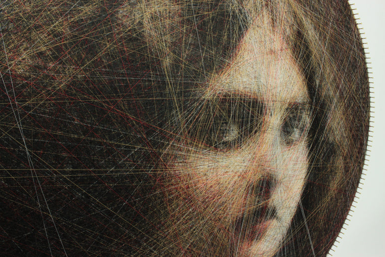 Inconnue by Ani Abakumova |  Side View of Artwork 