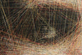 Original art for sale at UGallery.com | Inconnue by Ani Abakumova | $2,750 | mixed media artwork | 29' h x 29' w | thumbnail 4