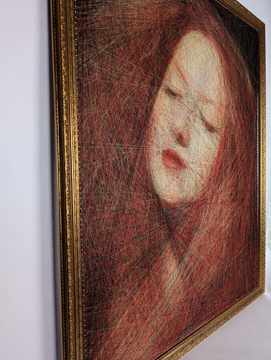 Sunlit Serenity by Ani Abakumova |  Side View of Artwork 