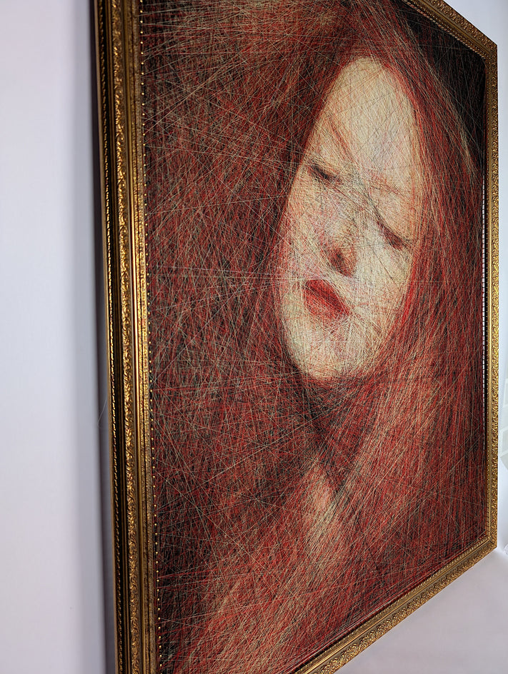 Sunlit Serenity by Ani Abakumova |  Side View of Artwork 