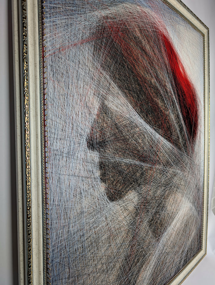 Silent Air by Ani Abakumova |  Side View of Artwork 