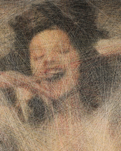 Goddess with Devilry by Ani Abakumova |   Closeup View of Artwork 