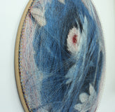 Original art for sale at UGallery.com | Blossom by Ani Abakumova | $2,250 | fiber artwork | 29' h x 29' w | thumbnail 2