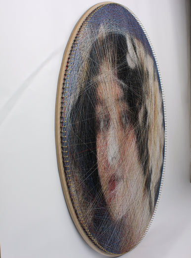 Genius of Pure Beauty by Ani Abakumova |  Side View of Artwork 