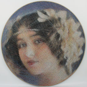fiber artwork by Ani Abakumova titled Genius of Pure Beauty