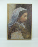 Original art for sale at UGallery.com | Italian Girl by Ani Abakumova | $5,800 | fiber artwork | 40' h x 27' w | thumbnail 3